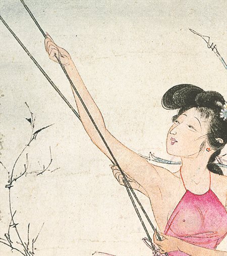 江口县-胡也佛的仕女画和最知名的金瓶梅秘戏图